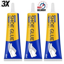 3PC Shoe Glue Permanent Shoe Repair Water Resistant Leather Rubber 60ml Fix Bond