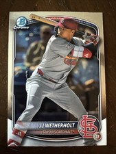 2025 Bowman Chrome JJ Wetherholt BCP-241 Prospect St. Louis Cardinals