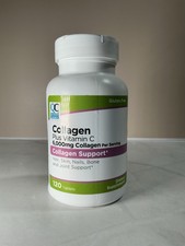 Quality Choice Collagen Plus Vitamin C 6000mg Hair Skin Nails Joints 120Ct 12/27
