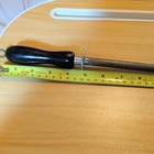 VTG Fischer  France Rowoco Black Wood Handle 13.5" Steel Rod Knife Sharpener 510 — photo 2