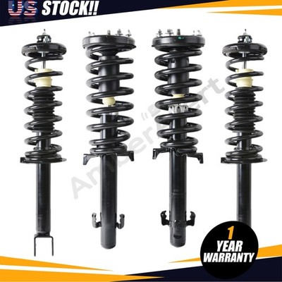 New Front & Rear Struts and Coil Spring Assy For 2008 09 10 11 12 Honda Accord