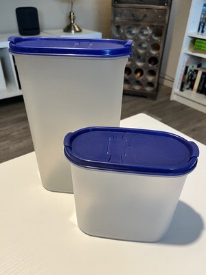 Tupperware-Set: 2 x Eidgenosse (1 x 2,3 L + 1 x 1,7 L) blau