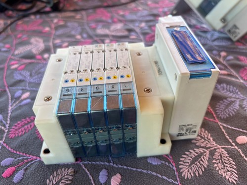 SMC EX260-SEC3 EtherCAT Interface Unit w/ SY3200-5U1 & SY3A00-5U1 Solenoid Valve