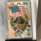 ANTIQUE VINTAGE LOT OF 12 PATRIOTIC POST CARDS 1909-1917 13 Embossed — photo 1