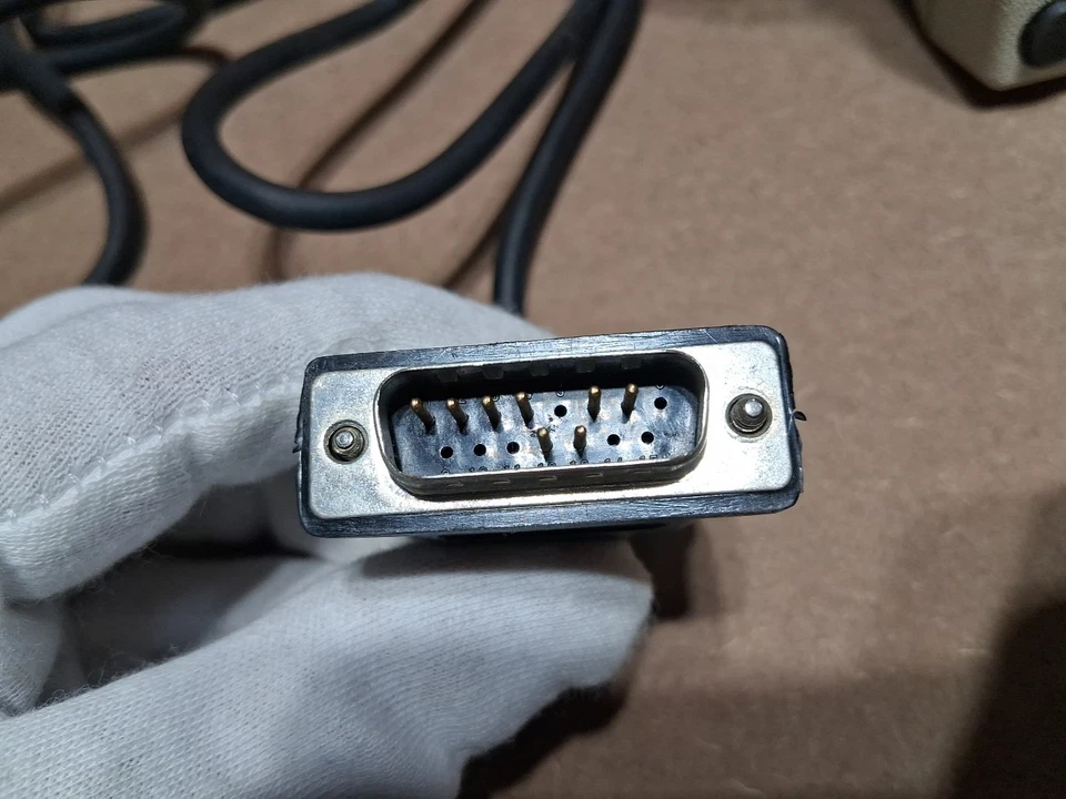 Vintage CH Products Mach III 3 Joystick for IBM PCjr - 8-Pin DIN - Untested - Image 3 of 4