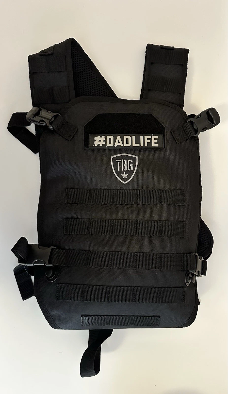 Tactical Baby Gear TBG Men’s Black Baby Carrier Adjustable Size