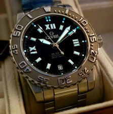 GEVRIL SEA CLOUD SWISS MD GMT DVR  AUTO 3102 LIMITED SAPPHIRE BY EXPERT ARTISANS