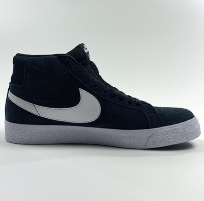 Nike SB Zoom Blazer Mid Black Suede Mens 9.5 Shoes Sneakers