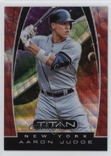 2019 Panini Chronicles Titan Ruby Wave Prizm /199 Aaron Judge #10 0ba6