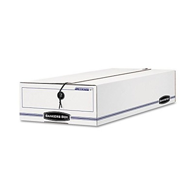 BANKERS BOX LIBERTY CHECK AND FORM BOXES - INTERNAL DIMENSIONS: 10.75'' -  WHITE