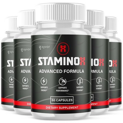 Stamino X Advanced Male Pills StaminoX Formula Supplement - (1 to 5 pack)