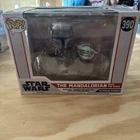 Funko Pop #390 Star Wars The Mandalorian with The Child Television Moments New