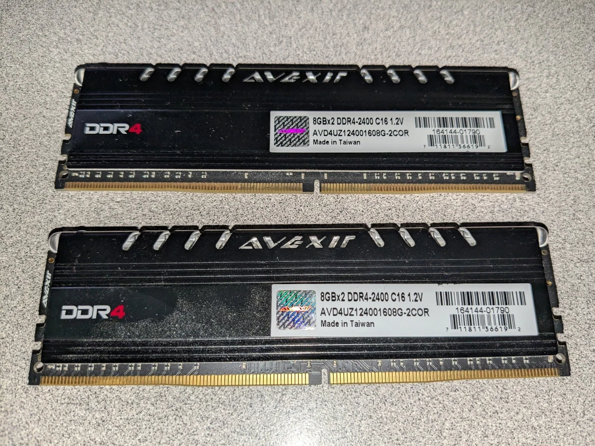 動作確認済AVEXIR DDR4-2400 32GB (8GB×4枚) LED付 AVEXIR Computer Memory (RAM) for sale - eBay