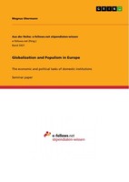 Globalization And Populism In Europe (Buch)