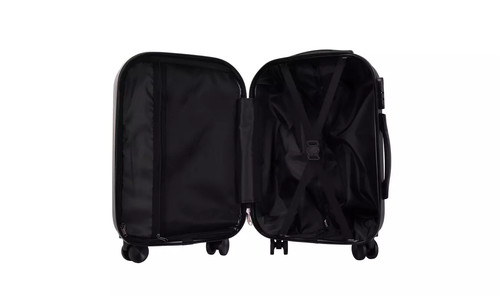 3 PIECE LIOR LUGGAGE SET TSA LOCKS EXPANDABLE AND FRICTION RESISTANT - BLACK
