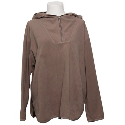 H&M Basic, Kapuzenpullover, Größe: XL, Beige, Polyester, Einfarbig, Fleece #87K