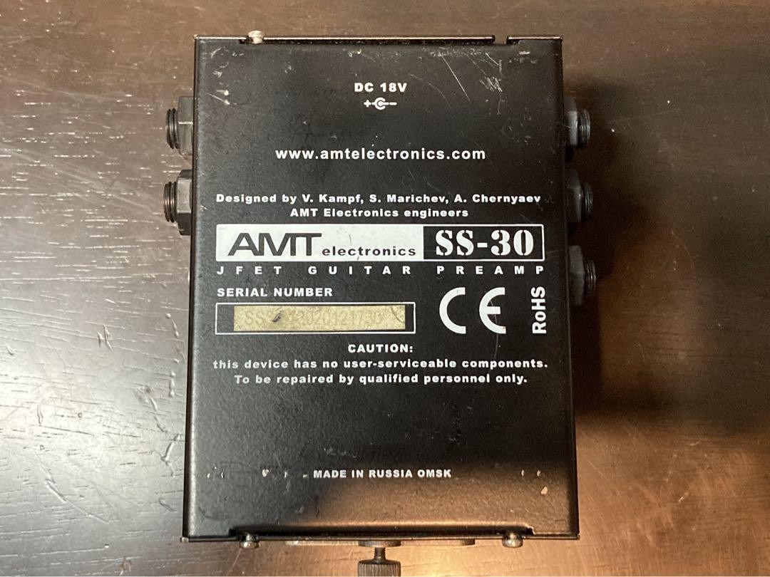Amt SS-30 Blava 3-Channel Preamp Used Transistor Battery
