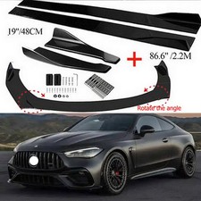 For Mercedes-benz Amg Front Bumper Lip Spoiler Splitter 86.6 Side Skirt