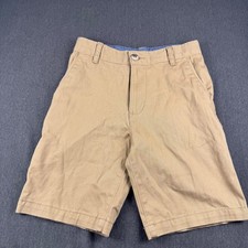 Wonder Nation Boys Khaki Chino Shorts Size 10 Tan Flat Front Twill Casual School