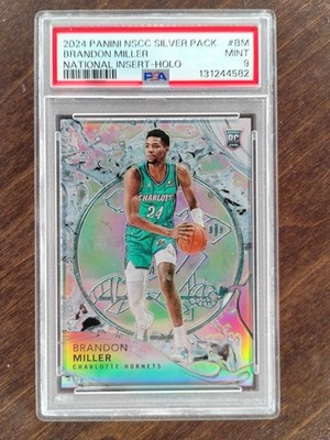 2024 Panini The National NSCC Brandon Miller Splash of Color Insert Holo /44 RC