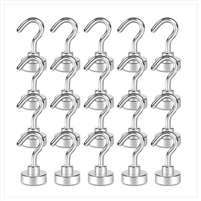 Magnethaken Neodym 11kg Stark Magnetisch für Küche Grill Gadgets 20 Stück