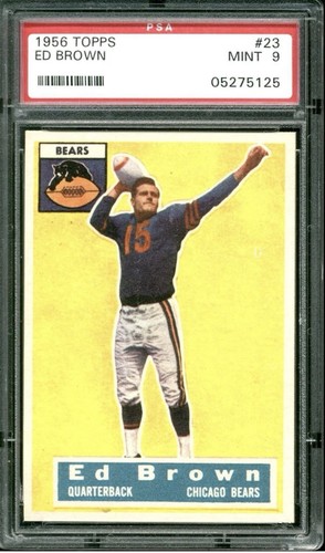 Ed Brown #23 1956 Topps card
