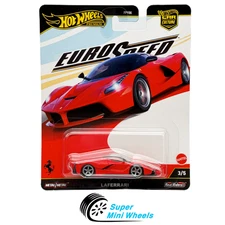 Hot Wheels Premium Ferrari LaFerrari Red Car Culture Euro Speed
