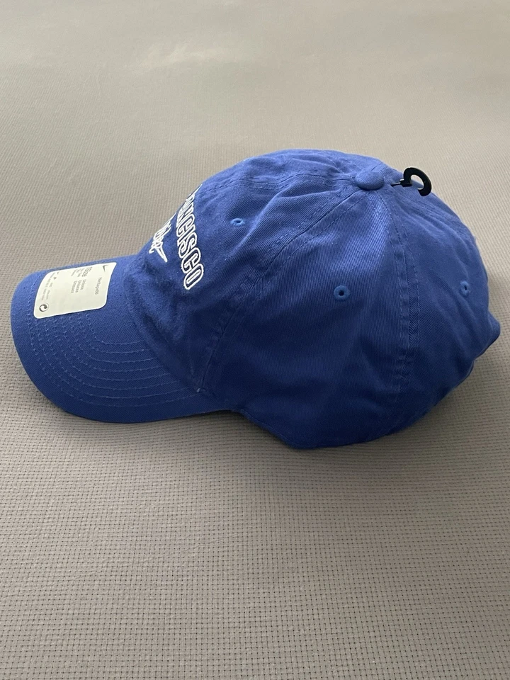 NWT Nike NBA GS Warriors Heritage86 Campus Cap Strapback C-11127 Blue Men’s OSFM - Image 3 of 4