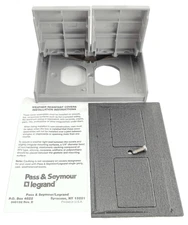 Pack Of 10 Legrand - Pass & Seymour 3780 GRAY Protective Cover Duplex Receptacle
