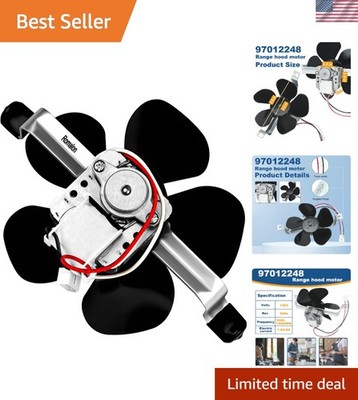 Ultra-Quiet BP17 Range Hood Fan Motor - Restore Strong Airflow & Eliminate Odors