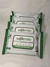 Wipemate Premium Suede Disposable Shoes Cleaning Wipes, 12 Wipes/Pack, 4 Packs