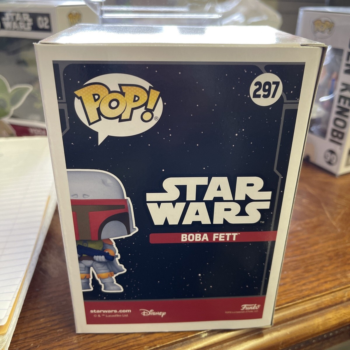 Funko Pop! Star Wars Boba Fett #297 - Exclusive - Neuf Sous Blister + Protector