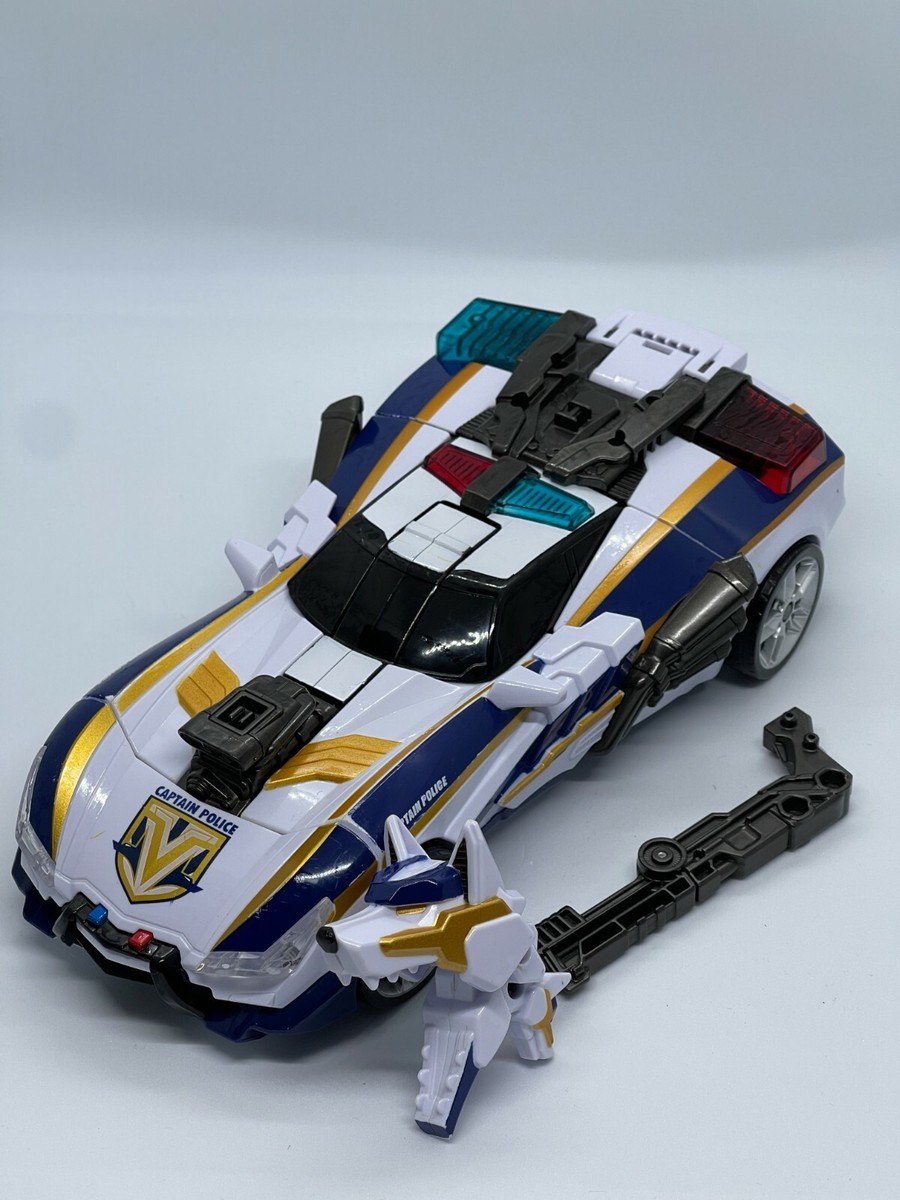 Tobot V Captain Police Captainpolice Transformer Robot Car