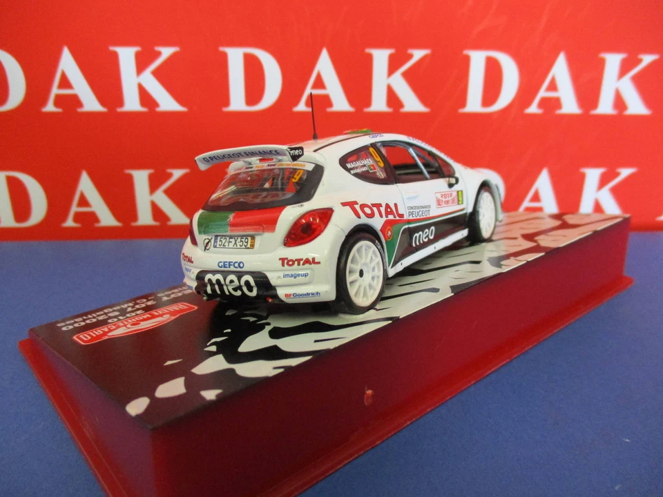 Die cast 1/43 Modellino Auto Peugeot 207 S2000 N9 Rally Monte Carlo 2010 - Immagine 3 di 4