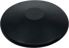 Champion Sports Rubber Practice Discus, 1.0 kg , Black
