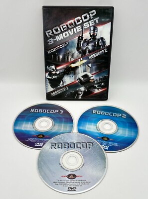 Robocop 3 Movie Set DVD Peter Weller Action Trilogy Sci-Fi Action