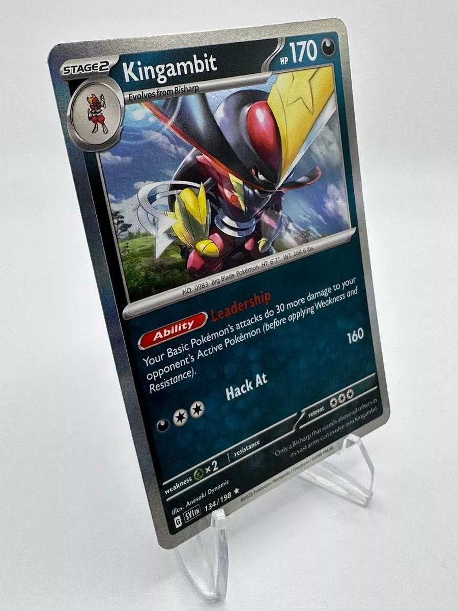 Kingambit 134/198 * SCARLET & VIOLET ENGLISH * ULTRA RARE HOLO POKEMON CARD  TCG