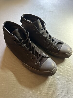 Converse Black Chuck Taylor All-Star Syde Street Mid Mens Size 10  Waterproof