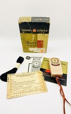 GE Mascot Electric 2 Exposure Meter In Box W/ 2 Neck Strips  Original Documents