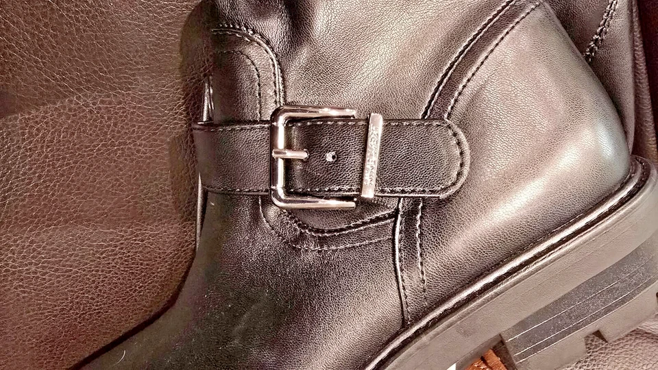 ¡NUEVO! Botas Nine West Nans Suela Sobre la Rodilla Negras Talla 9M Foto 2 de 4