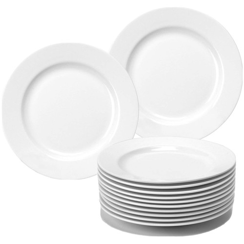 White China Dinner Plate New X20 eBay