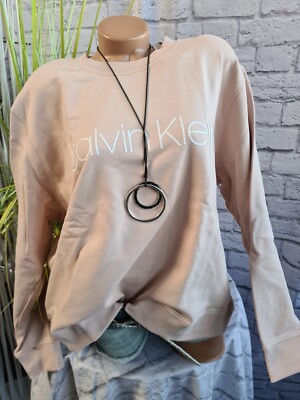 Calvin Klein Pullover Pulli Sweatshirt Damen Rosa Gr. 5XL bis 6 XL (2241)