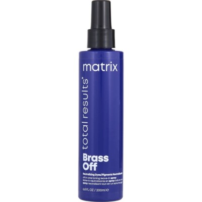 TOTAL RESULTS by Matrix Matrix BRASS OFF ALL-IN-ONE TONING LEAVE-IN SPRAY 6.8 OZ