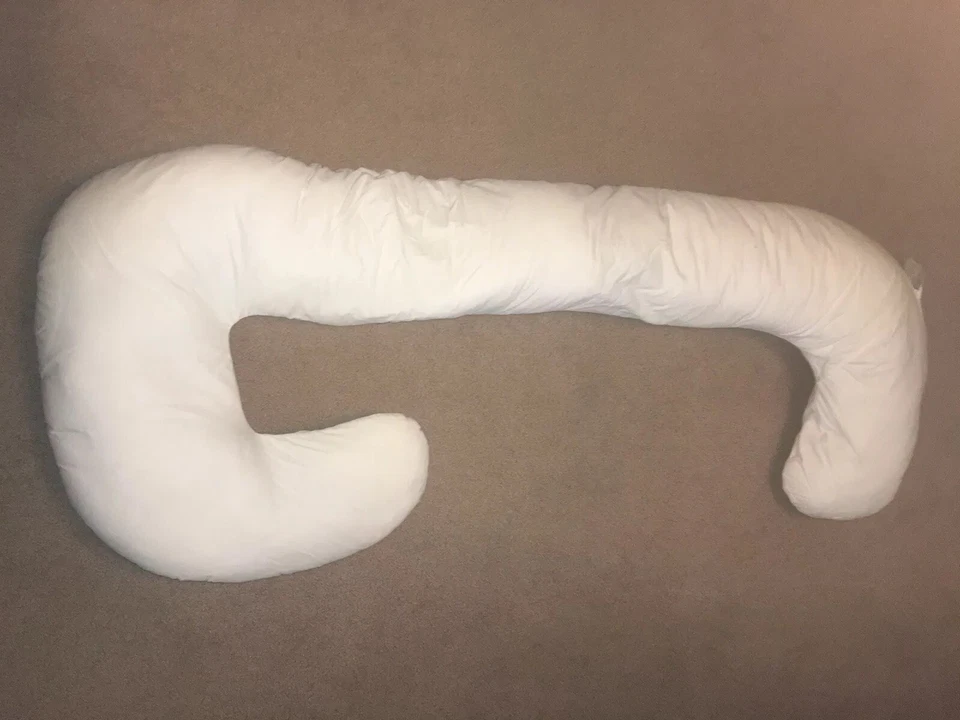 Leachco Snoogle Total Body Pillow White Pregnancy Pillow - Image 2 of 4