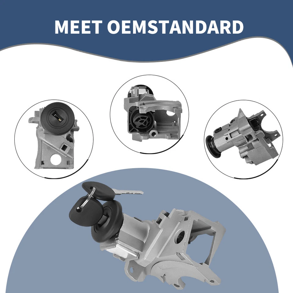 Interruptor de cilindro de bloqueo de encendido y carcasa para Chevy Silverado GMC Sierra 2000-2007 Foto 2 de 4
