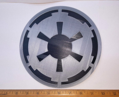 Star Wars Imperial Crest 3D Logo - Emblem, Ornament or Magnet