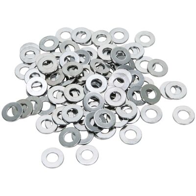 Colony Machine #5/16-F-100 Flat Washers 5/16 inch - Bag of 100 - Chrome Plated