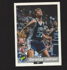 1992-93 Classic Draft Picks Christian Laettner . Duke Blue Devils #43