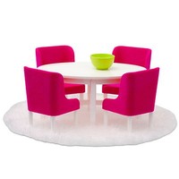 EßZimmer Lundby Tisch StüHle Teppich Puppenhaus Neue Verpackung 2015