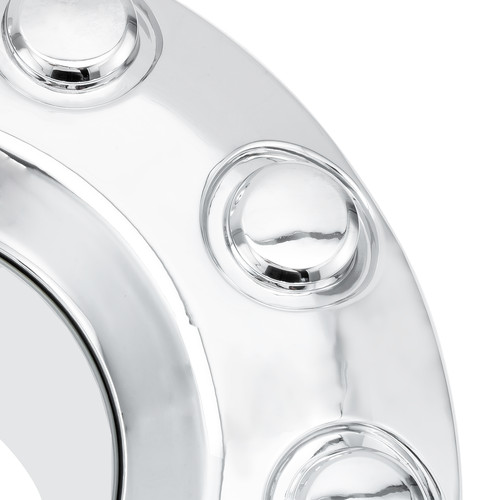 Front Wheel Hub Center Cap For Ford F450 F550 Super Duty 2005-2017 – 10 Lug, Chrome, Topporter